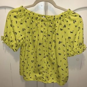 Zara Kids tiny floral print top. EUC